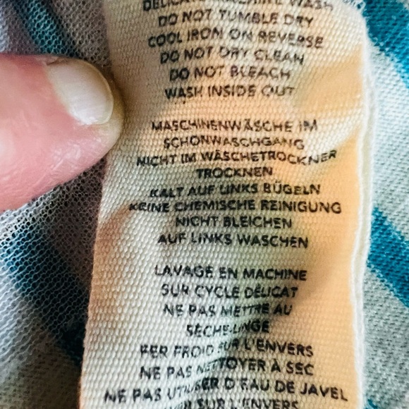 Mini Boden Blue and White Striped Flamingo Dress Size 11-12Y - Picture 7 of 9